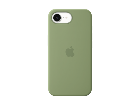 iPhone 17e Silicone Case with MagSafe - Light Moss,Model A3646