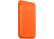 iPhone Leather Wallet with MagSafe - Orange,Model A2688