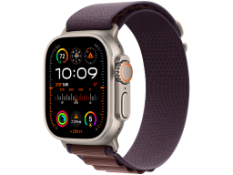 Apple Watch Ultra 2 GPS + Cellular, 49mm Titanium Case with Indigo Alpine Loop - Small,Model A2986