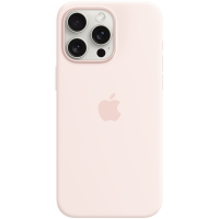 iPhone 15 Pro Max Silicone Case with MagSafe - Light Pink,Model A3126