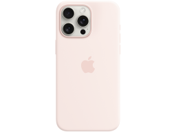 iPhone 15 Pro Max Silicone Case with MagSafe - Light Pink,Model A3126