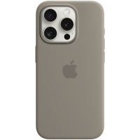iPhone 15 Pro Silicone Case with MagSafe - Clay,Model A3125