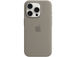 iPhone 15 Pro Silicone Case with MagSafe - Clay,Model A3125