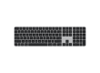 Magic Keyboard with Touch ID and Numeric Keypad for Mac models with Apple silicon - Russian - Black Keys,Model A3119