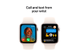 Apple Watch SE 2024 GPS 40mm Starlight Aluminium Case with Starlight Sport Band - M/L,Model A2722