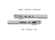 14-inch MacBook Pro: Apple M4 Pro chip with 12‑core CPU and 16‑core GPU, 24GB, 512GB SSD - Silver,Model A3401