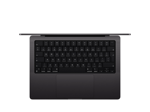 14-inch MacBook Pro: Apple M4 Pro chip with 12‑core CPU and 16‑core GPU, 24GB, 512GB SSD - Space Black,Model A3401