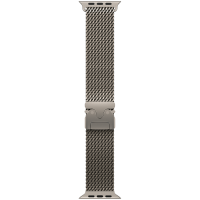 49mm Natural Titanium Milanese Loop - Large