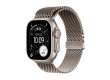 Apple Watch Ultra 3 GPS + Cellular 49mm Natural Titanium Case with Natural Titanium Milanese Loop - Small,Model A3281