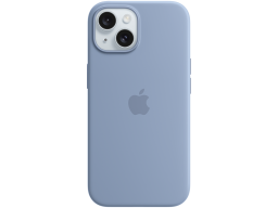 iPhone 15 Silicone Case with MagSafe - Winter Blue,Model A3123