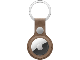 AirTag FineWoven Key Ring - Taupe