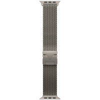 49mm Natural Titanium Milanese Loop - Large