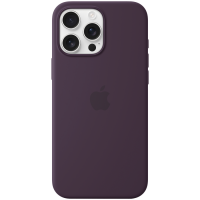 iPhone 16 Pro Max Silicone Case with MagSafe - Plum,Model A3316