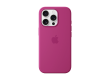 iPhone 16 Pro Silicone Case with MagSafe - Fuchsia,Model A3315