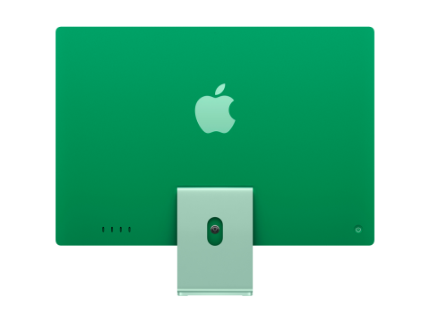 24-inch iMac with Retina 4.5K display: Apple M4 chip with 10‑core CPU and 10‑core GPU, 24GB, 512GB SSD - Green,Model A3137