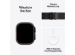 Apple Watch Ultra 2 2024 GPS + Cellular 49mm Black Titanium Case with Black Titanium Milanese Loop - L,Model A2986