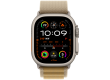 Apple Watch Ultra 2 2024 GPS + Cellular 49mm Natural Titanium Case with Tan Alpine Loop - Large,Model A2986