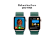Apple Watch SE 2024 GPS 40mm Starlight Aluminium Case with Lake Green Sport Loop,Model A2722