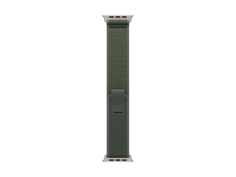 49mm Green Trail Loop - S/M - Natural Titanium Finish