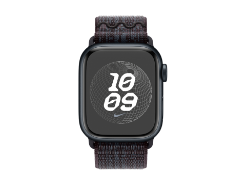 41mm Black/Blue Nike Sport Loop