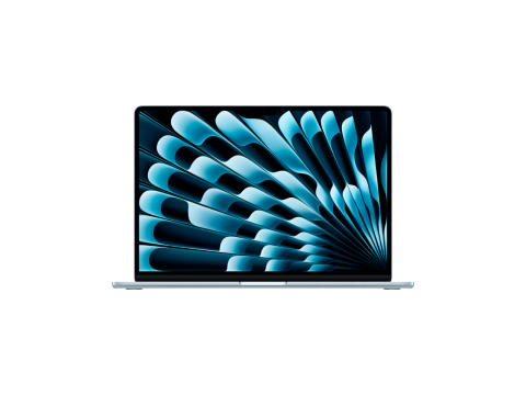 15-inch MacBook Air: Apple M4 chip with 10-core CPU and 10-core GPU, 16GB, 256GB SSD - Sky Blue,Model A3241