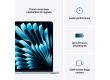 15-inch MacBook Air: Apple M4 chip with 10-core CPU and 10-core GPU, 16GB, 256GB SSD - Sky Blue,Model A3241