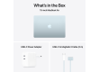 15-inch MacBook Air: Apple M4 chip with 10-core CPU and 10-core GPU, 16GB, 256GB SSD - Sky Blue,Model A3241