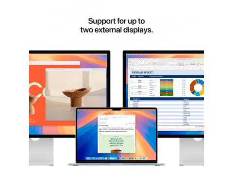 15-inch MacBook Air: Apple M4 chip with 10-core CPU and 10-core GPU, 16GB, 256GB SSD - Sky Blue,Model A3241