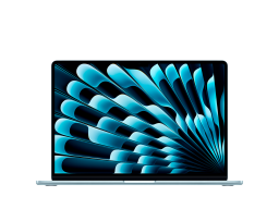 15-inch MacBook Air: Apple M4 chip with 10-core CPU and 10-core GPU, 16GB, 256GB SSD - Sky Blue,Model A3241