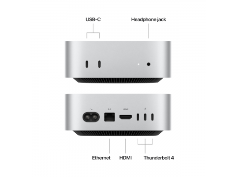 Mac mini: Apple M4 chip with 10‑core CPU and 10‑core GPU, 24GB, 512GB SSD,Model A3238