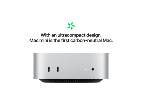 Mac mini: Apple M4 chip with 10‑core CPU and 10‑core GPU, 24GB, 512GB SSD,Model A3238
