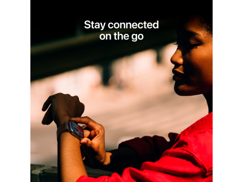 Apple Watch Series 11 GPS 42mm Silver Aluminium Case with Purple Fog Sport Band - M/L,Model A3331