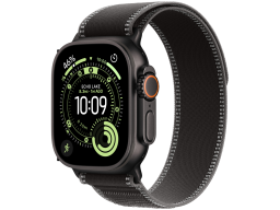 Apple Watch Ultra 3 GPS + Cellular 49mm Black Titanium Case with Black/Charcoal Trail Loop - M/L,Model A3281
