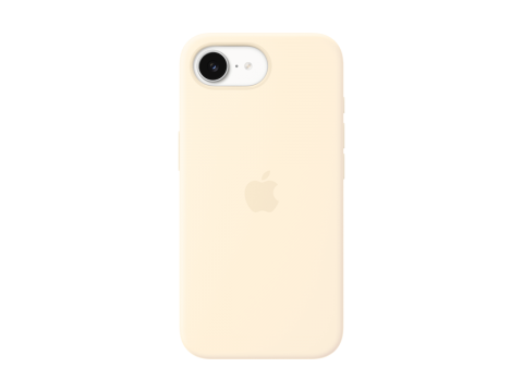 iPhone 17e Silicone Case with MagSafe - Vanilla,Model A3646