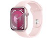 Apple Watch Series 9 GPS 45mm Pink Aluminium Case with Light Pink Sport Band - M/L,Model A2980