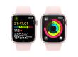 Apple Watch Series 9 GPS 45mm Pink Aluminium Case with Light Pink Sport Band - M/L,Model A2980