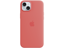 iPhone 15 Plus Silicone Case with MagSafe - Guava,Model A3124