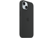 iPhone 15 Silicone Case with MagSafe - Black,Model A3123