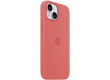 iPhone 15 Silicone Case with MagSafe - Guava,Model A3123