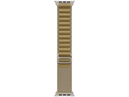 49mm Tan Alpine Loop - Large - Natural Titanium Finish