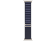 49mm Navy Alpine Loop - Small - Natural Titanium Finish