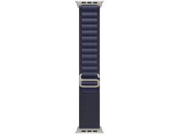 49mm Navy Alpine Loop - Small - Natural Titanium Finish