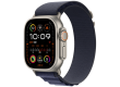 49mm Navy Alpine Loop - Small - Natural Titanium Finish