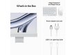 iMac 24-inch, Silver, Model A2874, M3 chip 8C CPU 8C GPU,8GB unified memory,POWER ADAPTER, ETHERNET, 256GB SSD storage,Two Thunderbolt / USB 4 ports,MAGIC MOUSE-INT,MAGIC KEYBOARD-SUN,COUNTRY KIT-RUS