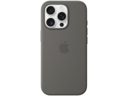 iPhone 16 Pro Silicone Case with MagSafe - Stone Gray,Model A3315