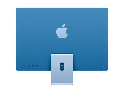 24-inch iMac with Retina 4.5K display: Apple M4 chip with 10‑core CPU and 10‑core GPU, 16GB, 512GB SSD - Blue,Model A3137