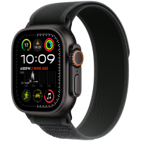 Apple Watch Ultra 2 2024 GPS + Cellular 49mm Black Titanium Case with Black Trail Loop - S/M,Model A2986