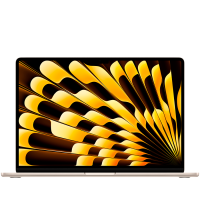 15-inch MacBook Air: Apple M4 chip with 10-core CPU and 10-core GPU, 16GB, 256GB SSD - Starlight,Model A3241