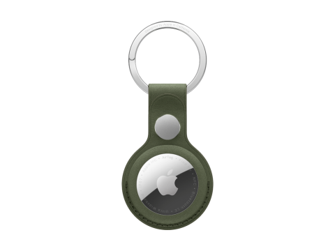 AirTag FineWoven Key Ring - Moss,Model A3363