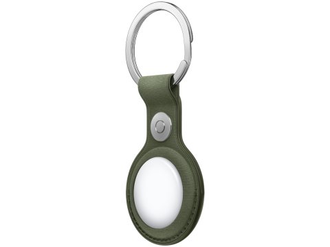 AirTag FineWoven Key Ring - Moss,Model A3363